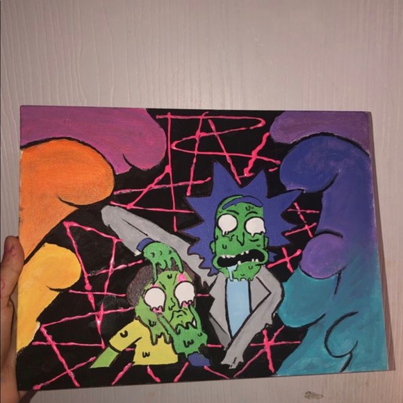 Rick and morty custom canvas! - Picture 4 of 5